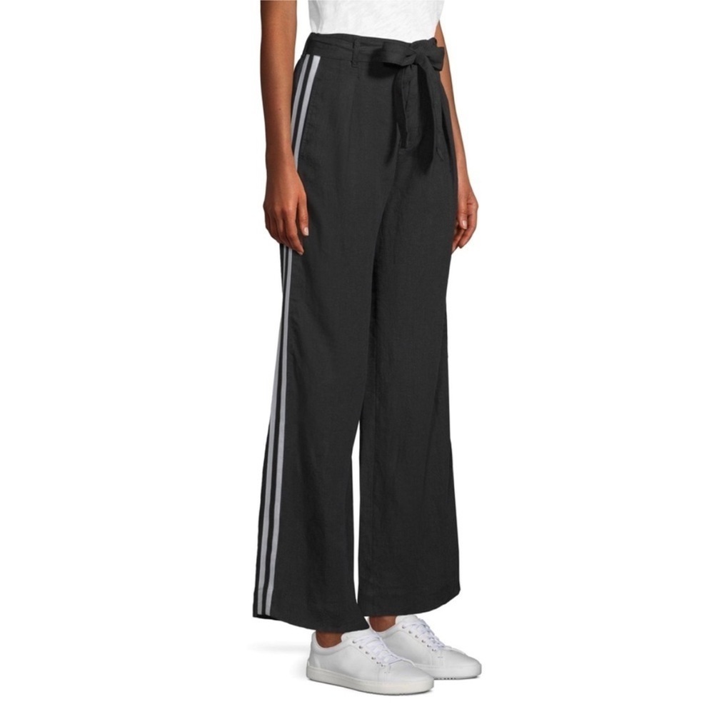 Bella Dahl Linen Hose Pleated Wide Leg Pants